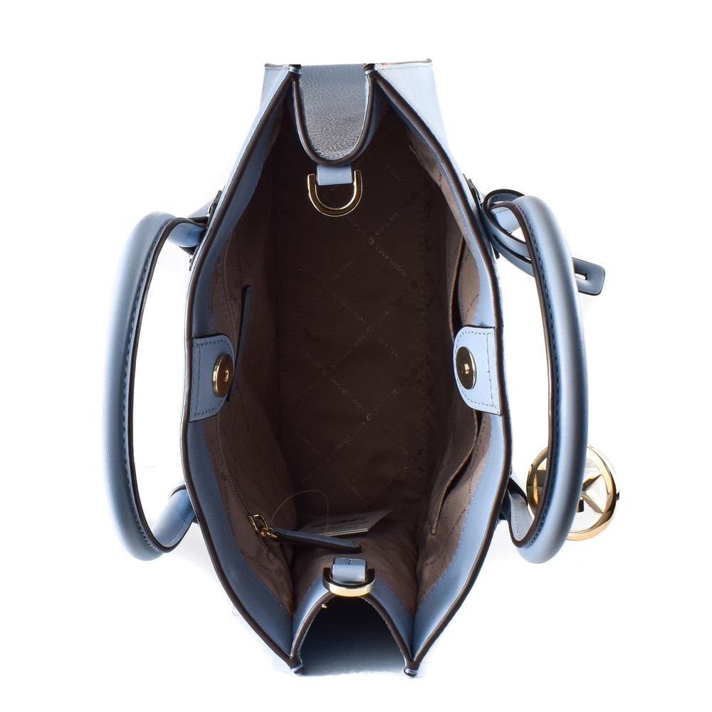 Michael Kors Blue Leather Handbag - Image 3