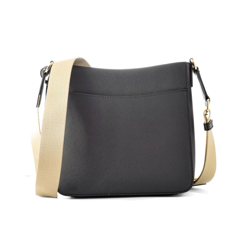 Michael Kors Black Canvas Crossbody Bag - Image 2