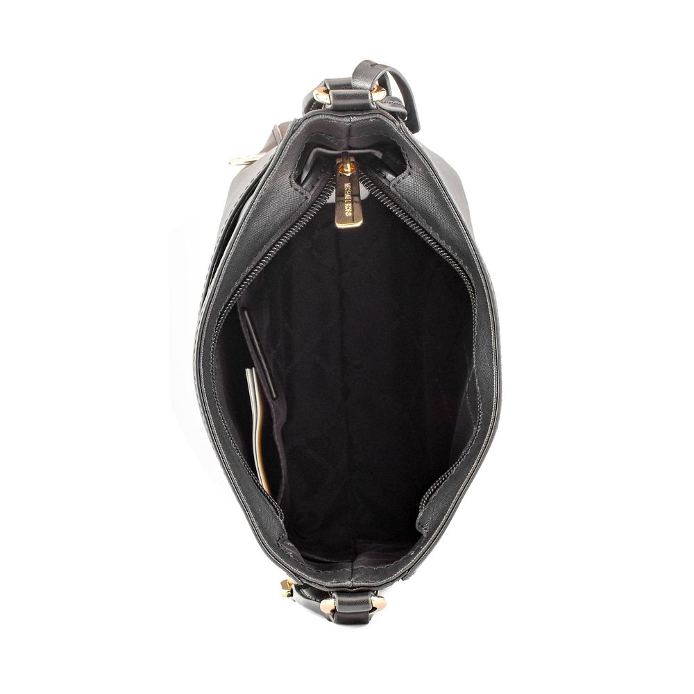 Michael Kors Black Canvas Crossbody Bag - Image 3