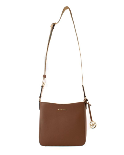 Michael Kors Brown Canvas Crossbody Bag