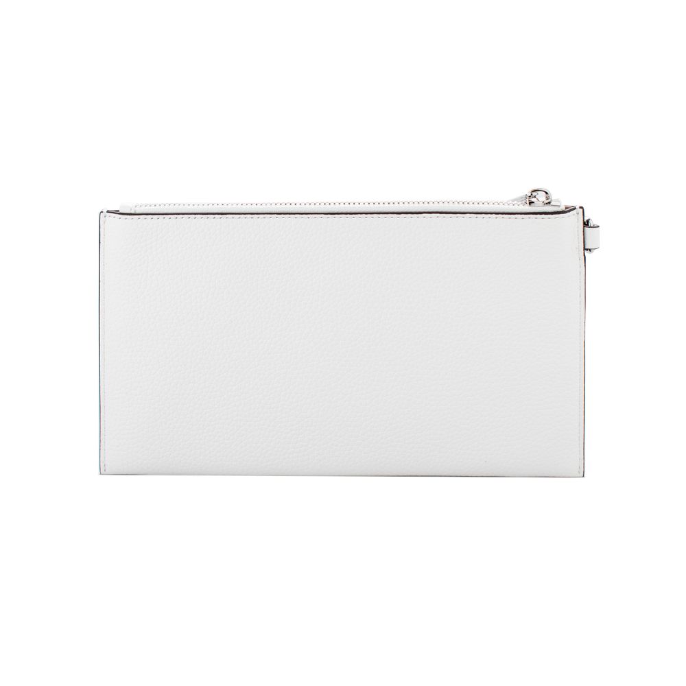 Michael Kors White Leather Clutch Bag - Image 2