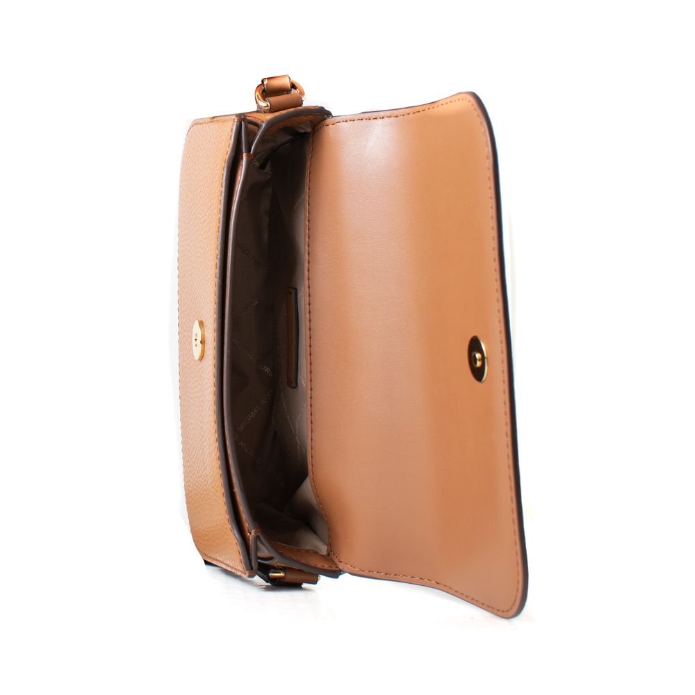 Michael Kors Brown Leather Crossbody Bag - Image 3