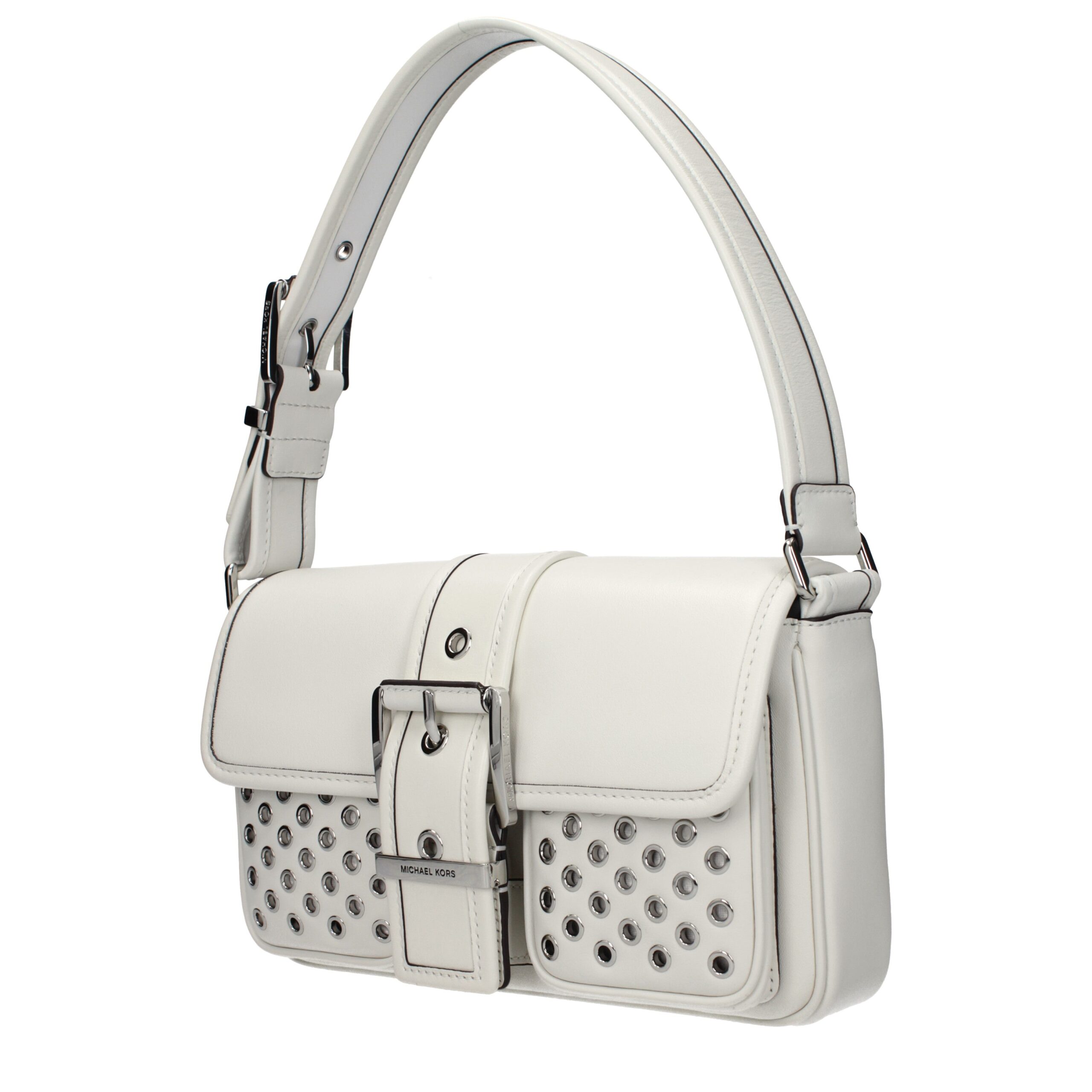 Michael Kors White Leather Shoulder Bag - Image 2