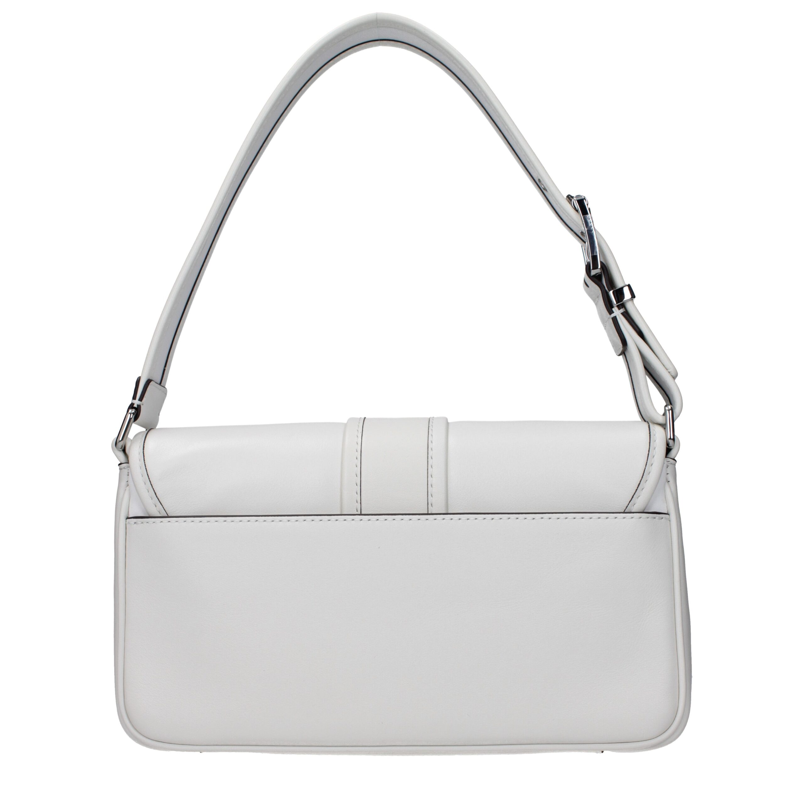 Michael Kors White Leather Shoulder Bag - Image 3