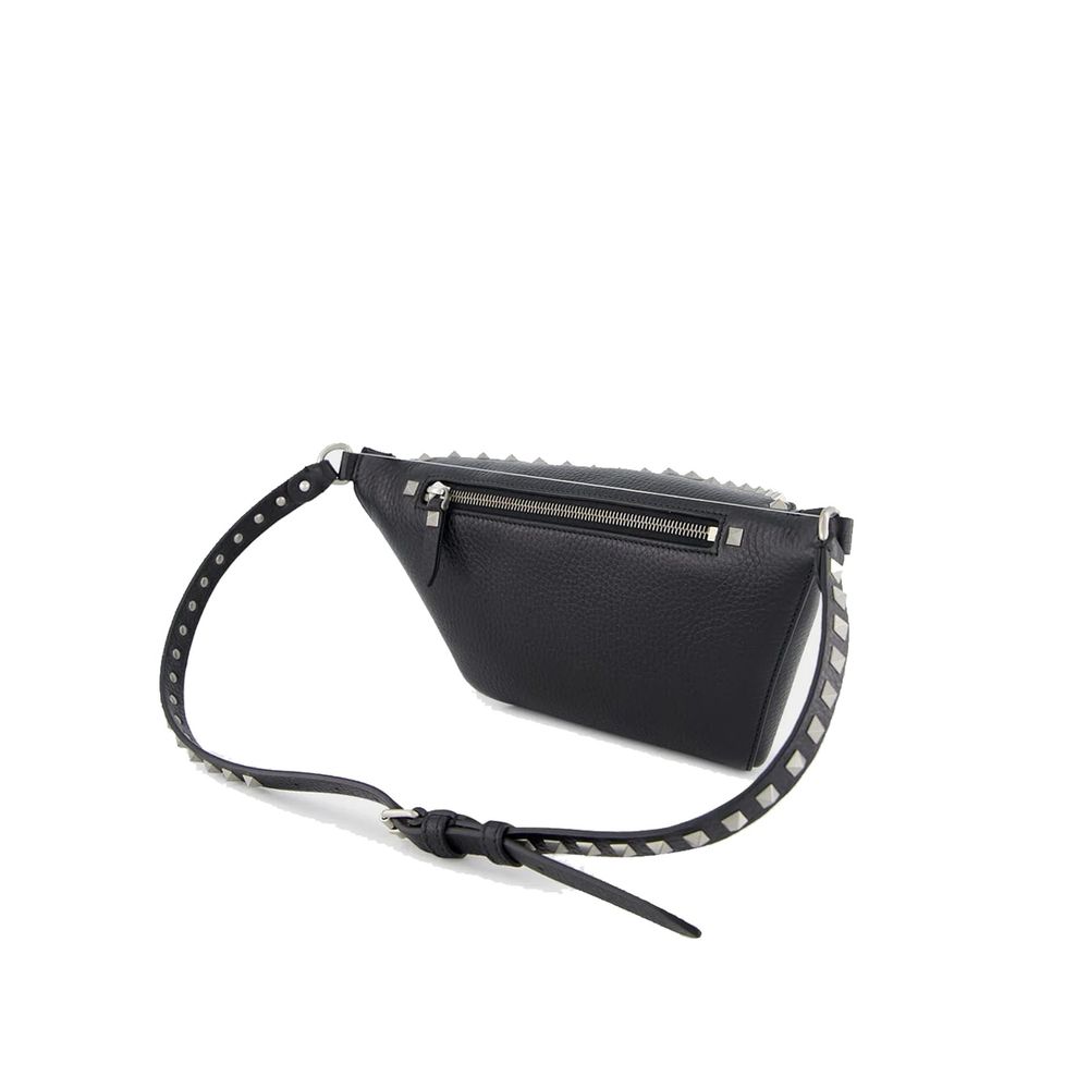 Valentino Garavani Black Calfskin Belt Bag - Image 3