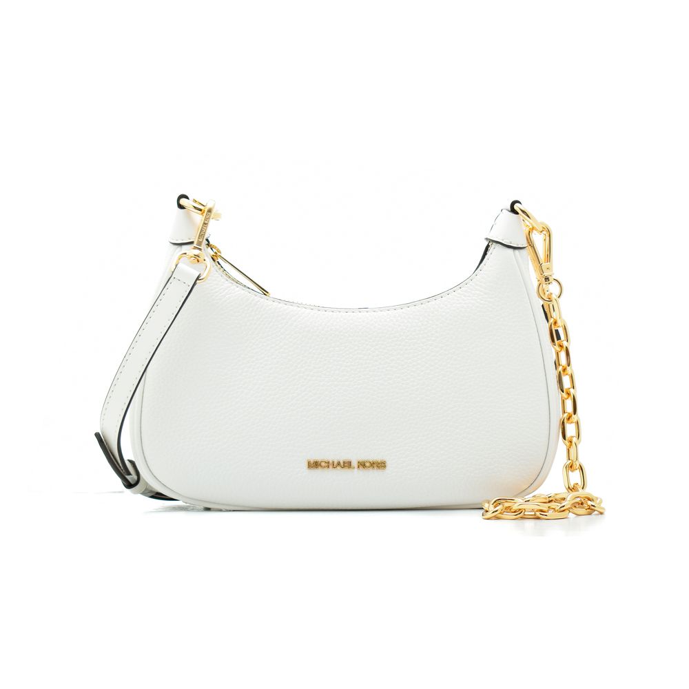 Michael Kors White Leather Shoulder Bag