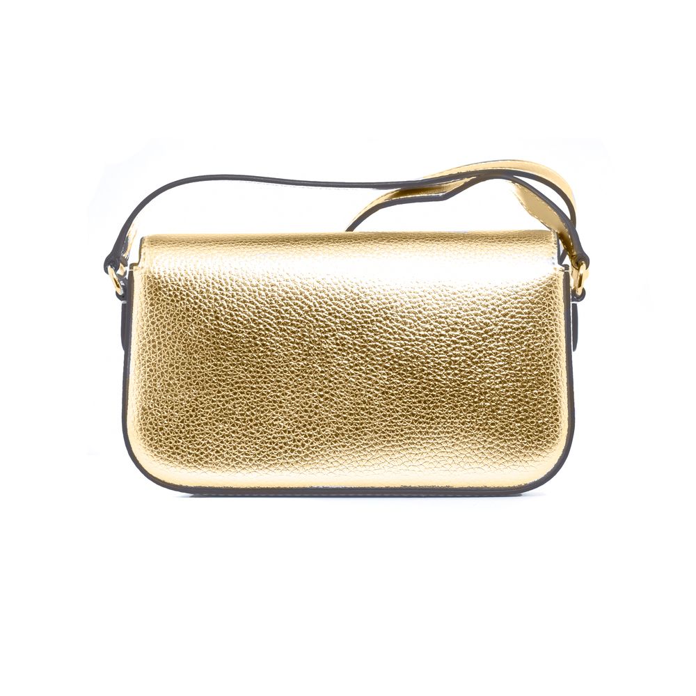 Michael Kors Gold Leather Crossbody Bag - Image 2