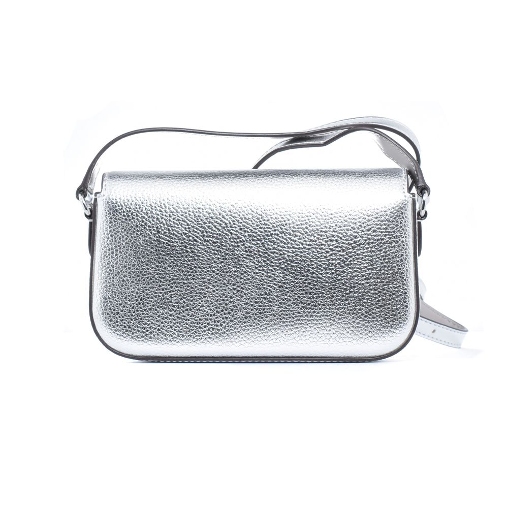 Michael Kors Gray Leather Shoulder Bag - Image 2