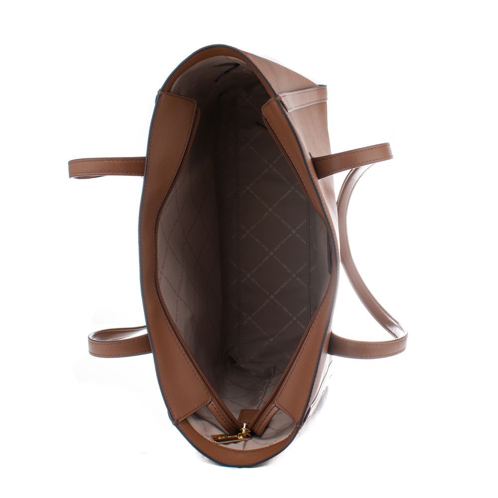 Michael Kors Brown Canvas Tote Bag - Image 3