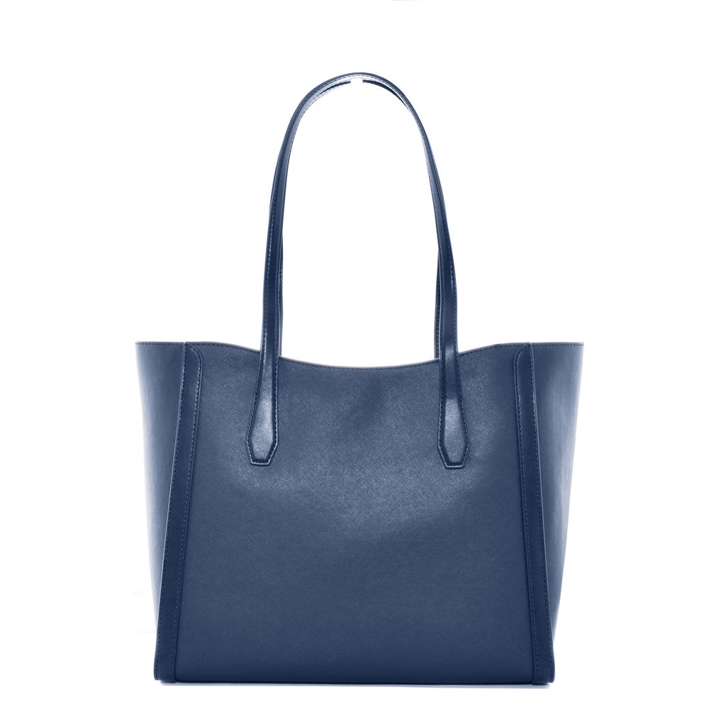 Michael Kors Blue Canvas Tote Bag - Image 2