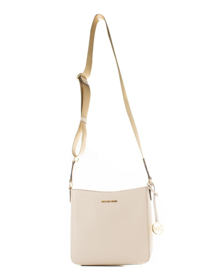 Michael Kors Beige Canvas Crossbody Bag