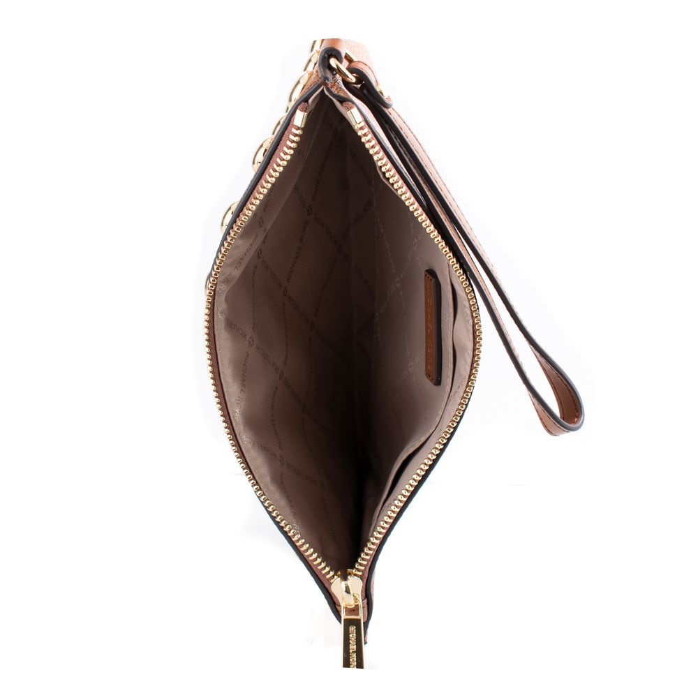 Michael Kors Black Leather Clutch Bag - Image 3