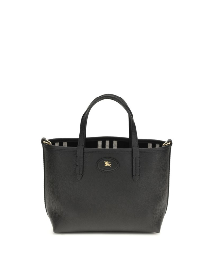 Burberry Black Calf Leather Bos Taurus Shoulder Bag