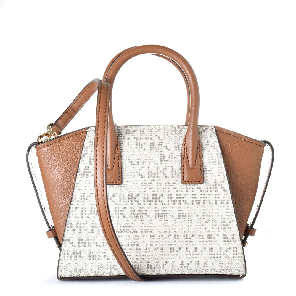 Michael Kors Beige Canvas Handbag - Image 2