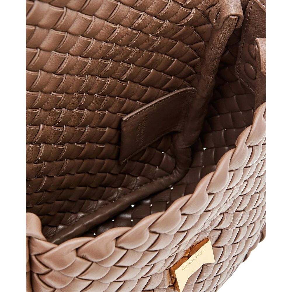 Bottega Veneta Brown Lamb Leather Shoulder Bag - Image 3