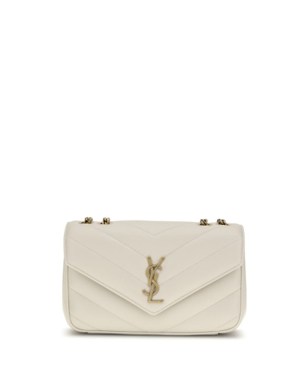 Saint Laurent Beige Lamb Ovis Aries Aries Shoulder Bag
