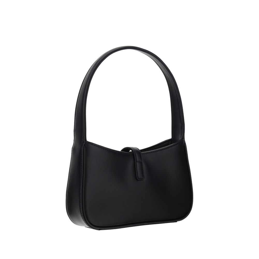 Saint Laurent Black Calf Leather Bos Taurus Shoulder Bag - Image 3