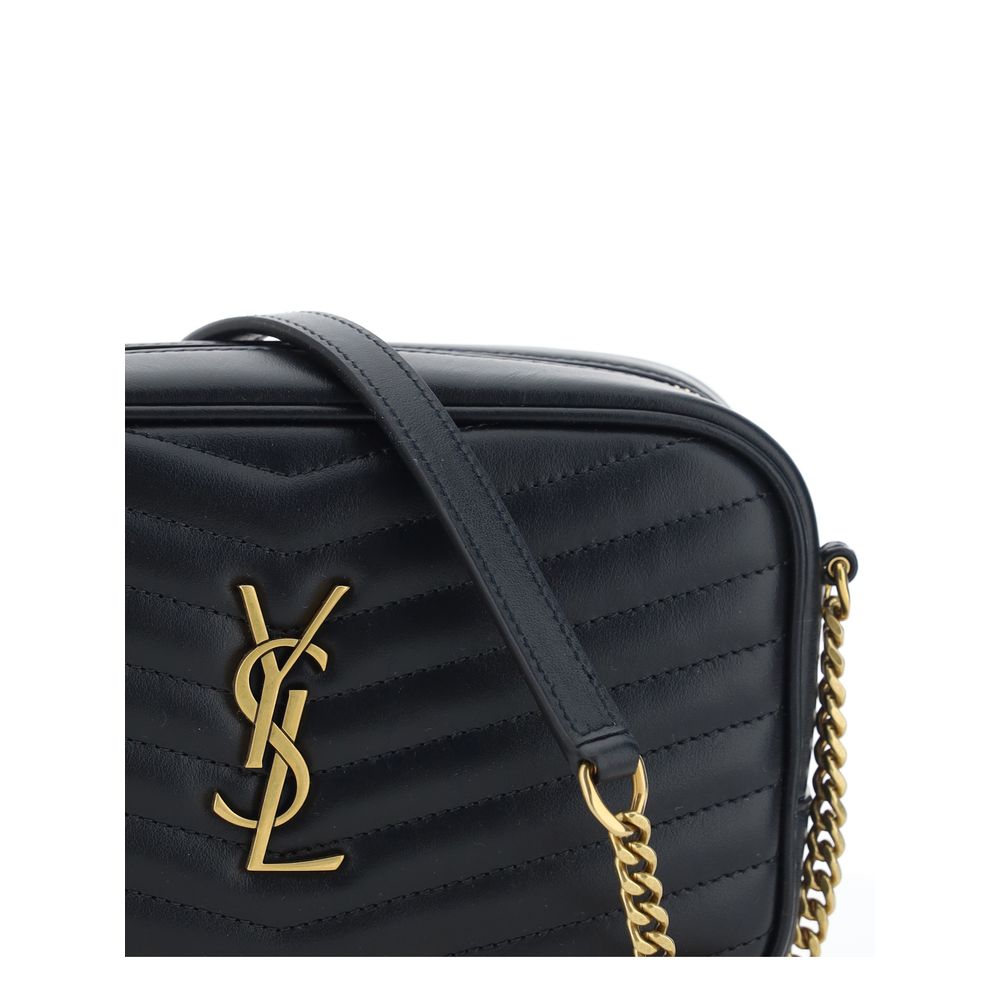 Saint Laurent Black Calf Leather Bos Taurus Shoulder Bag - Image 4