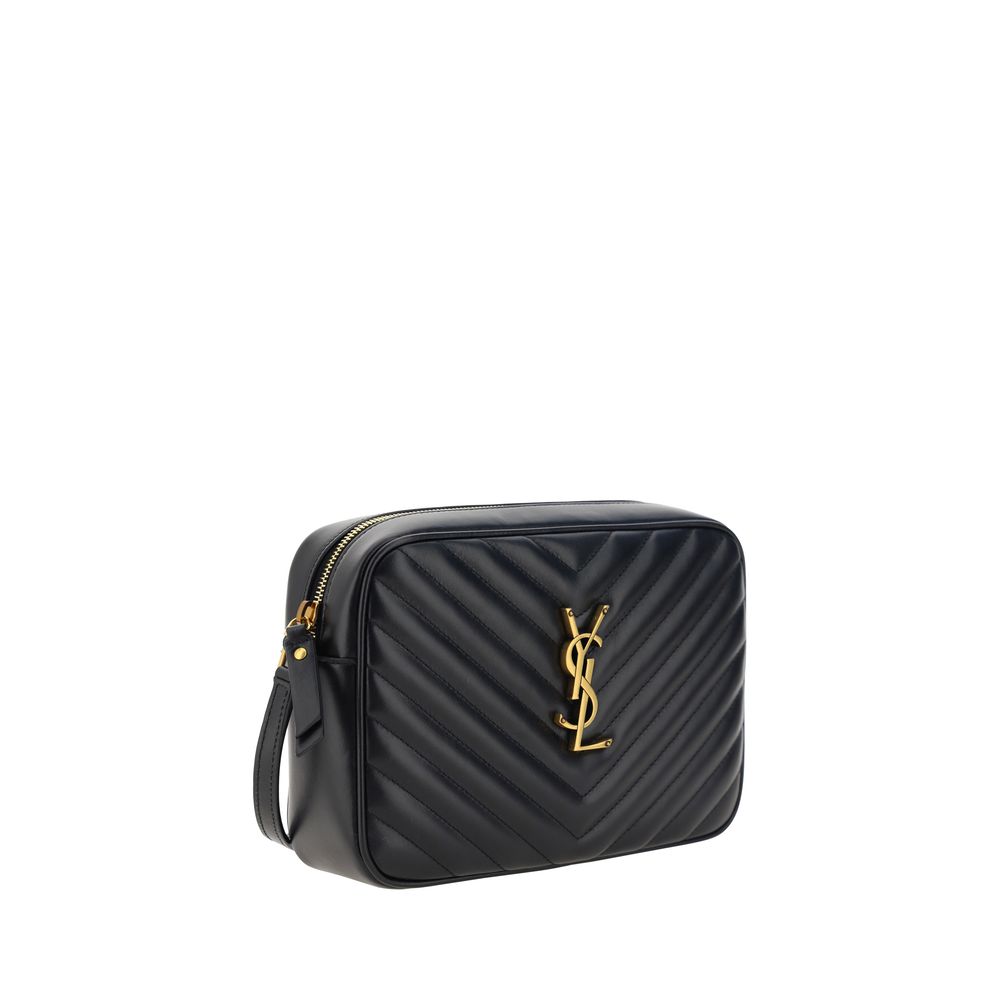 Saint Laurent Black Calf Leather Bos Taurus Shoulder Bag - Image 2