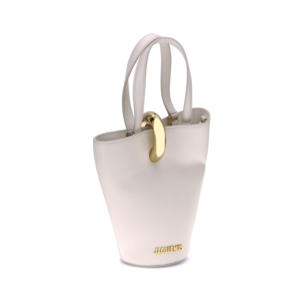 Jacquemus Beige Calf Leather Bos Taurus Shoulder Bag - Image 2