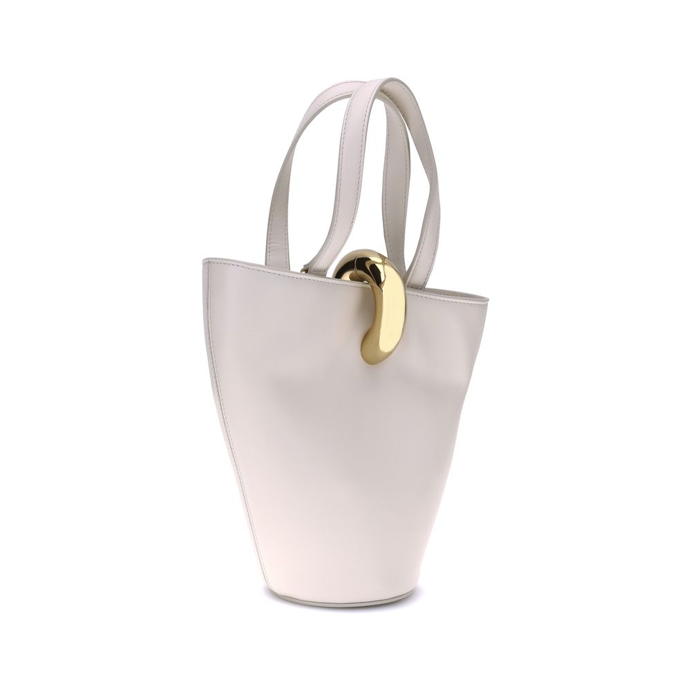 Jacquemus Beige Calf Leather Bos Taurus Shoulder Bag - Image 3