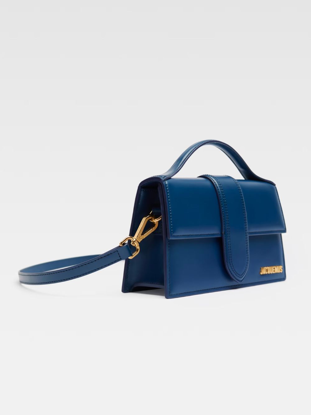 Jacquemus Dark NavyLeather Le Grand Bambino Handbag - Image 2