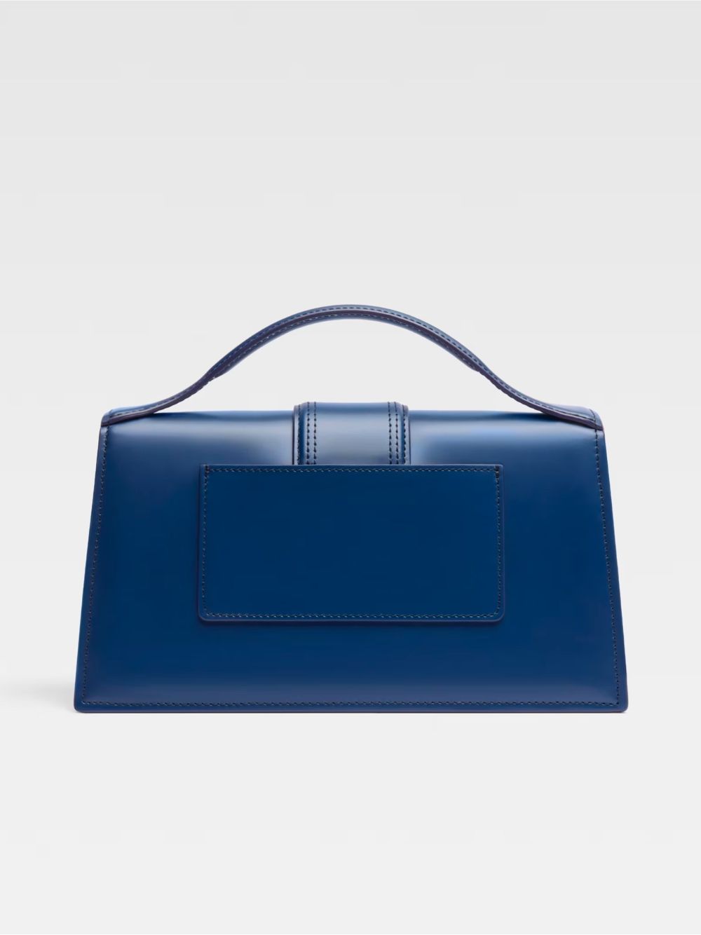 Jacquemus Dark NavyLeather Le Grand Bambino Handbag - Image 3