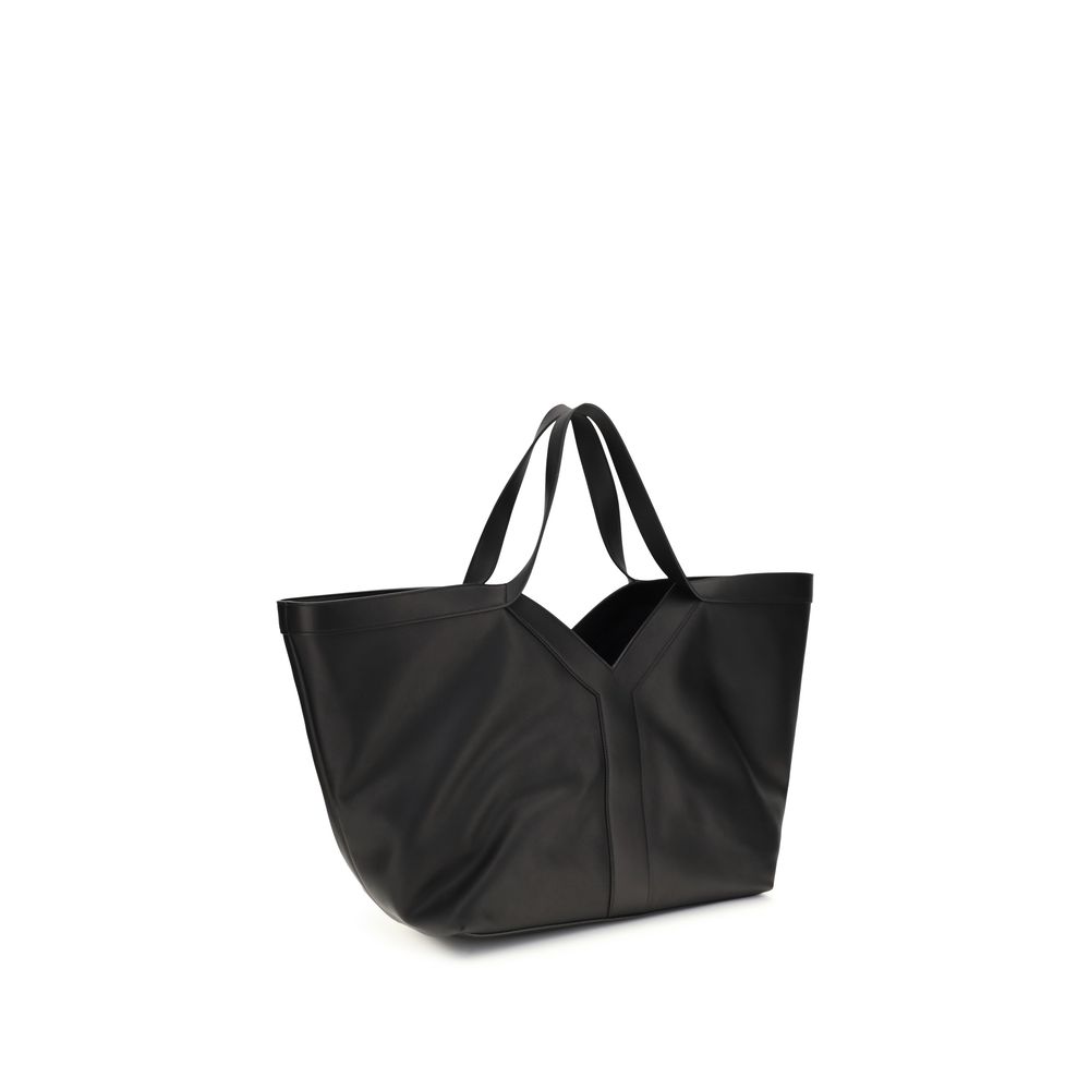 Saint Laurent Black Calf Leather Bos Taurus Shoulder Bag - Image 3