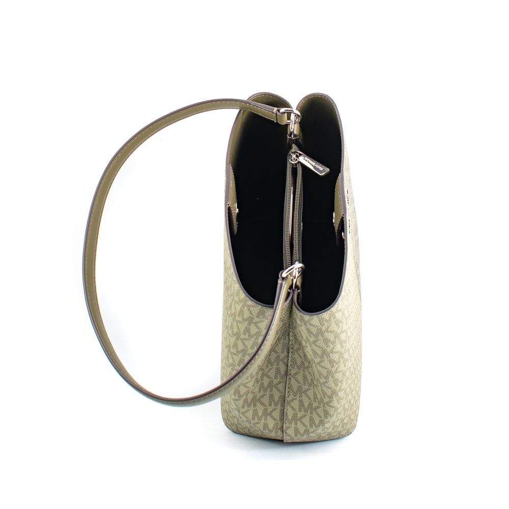 Michael Kors Bicolor Canvas Shoulder Bag - Image 3