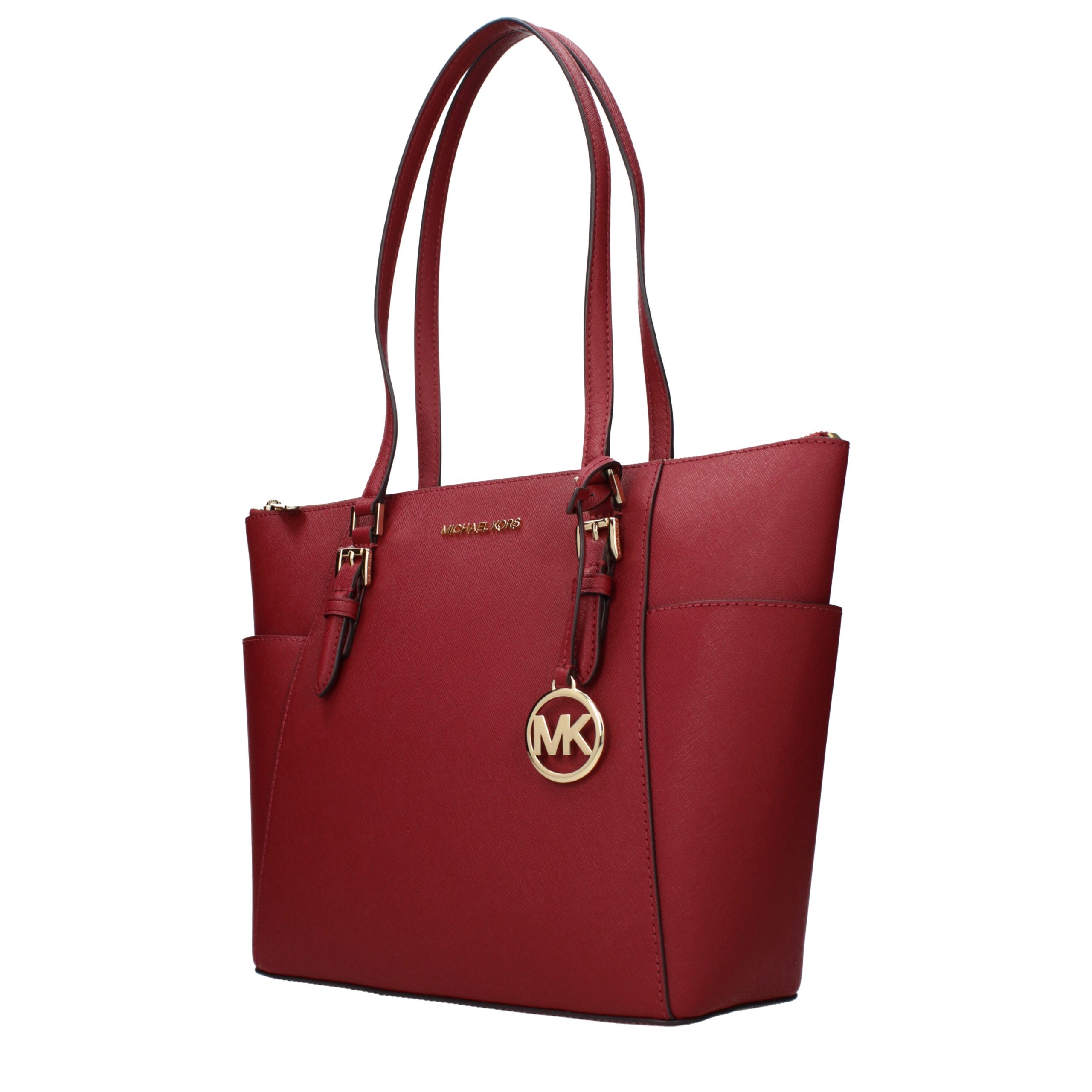 Michael Kors Red Leather Shoulder Bag - Image 2