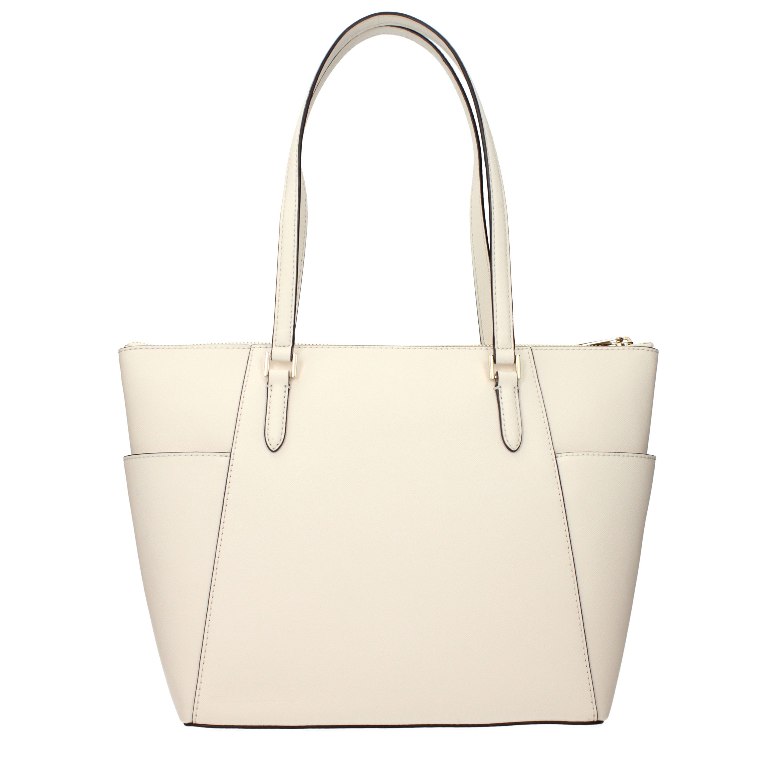 Michael Kors Beige Leather Shoulder Bag - Image 3