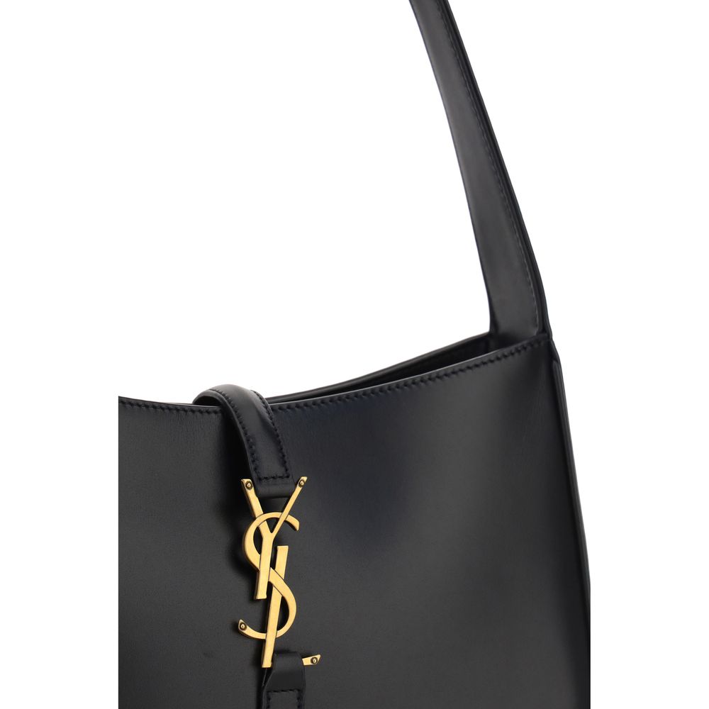 Saint Laurent Black Calf Leather Bos Taurus Handbag - Image 4