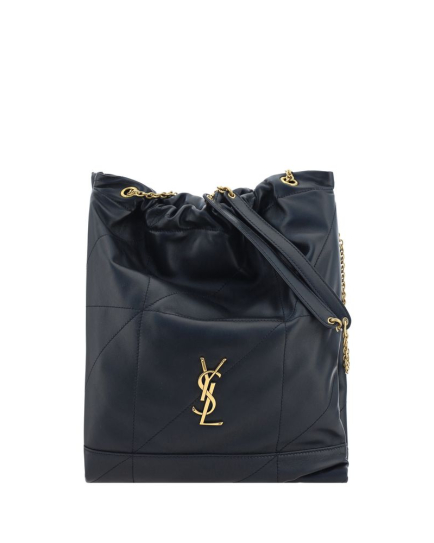 Saint Laurent Black Lamb Ovis Aries Aries Shoulder Bag