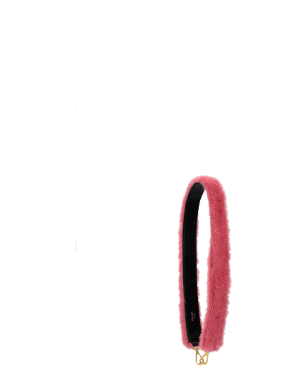 Prada Pink Fur Shoulder Bag