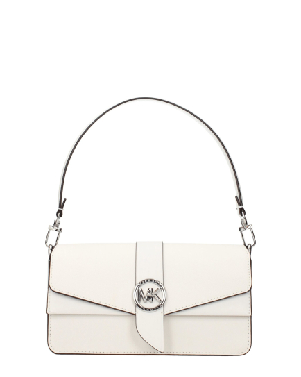 Michael Kors White Leather Handbag