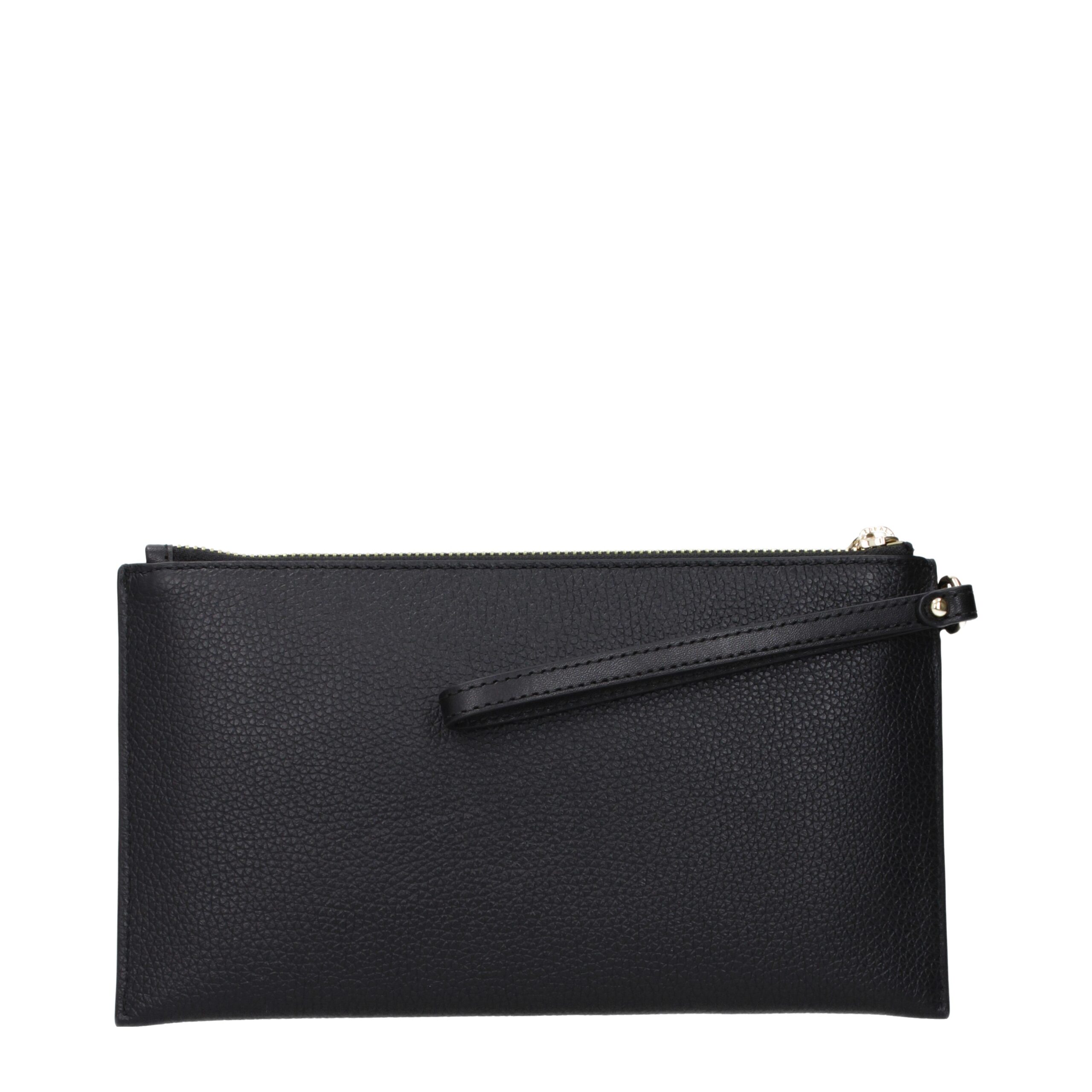 Michael Kors Black Leather Clutch Bag - Image 2