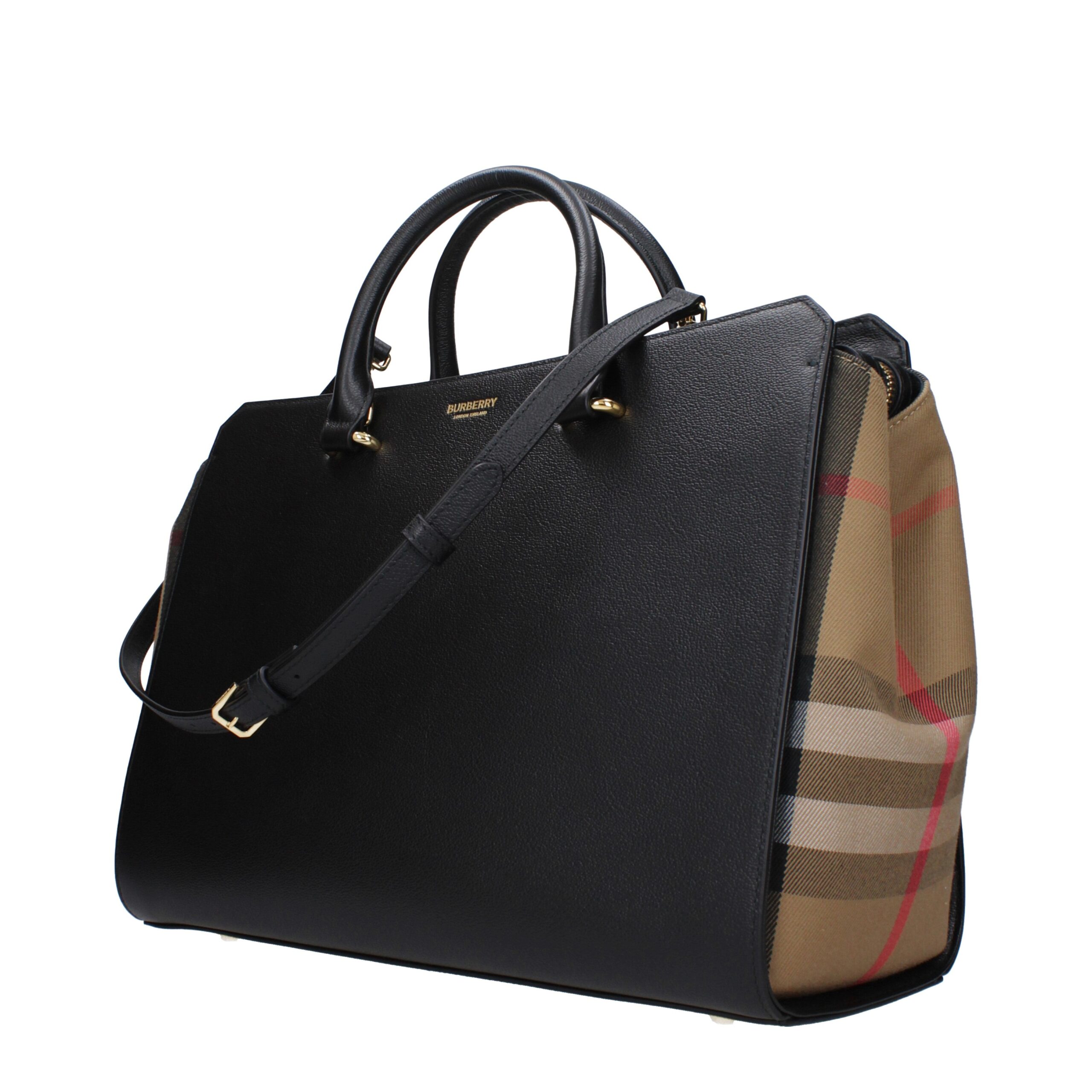 Burberry Black Leather Handbag - Image 2