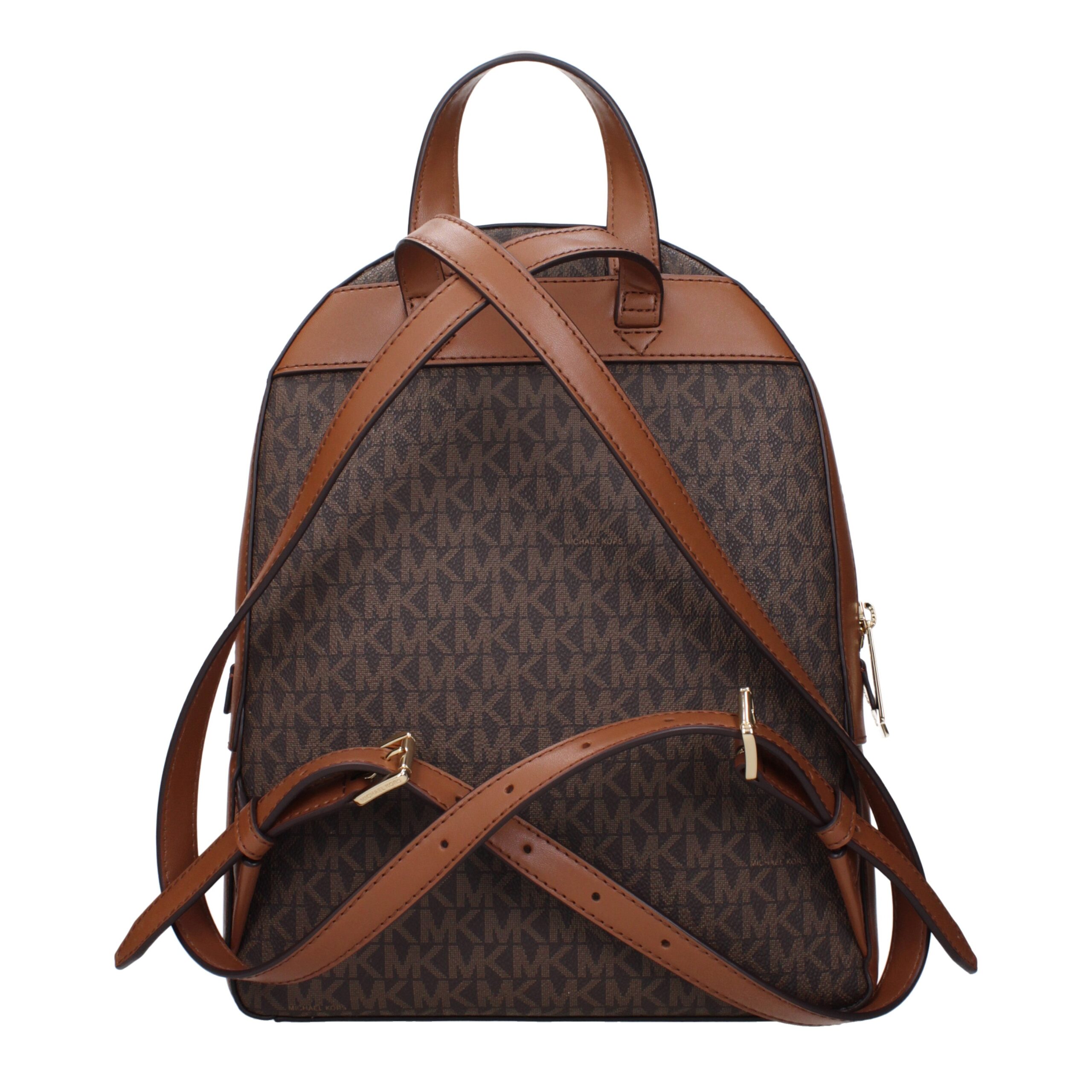 Michael Kors Brown Fabric Backpack - Image 3