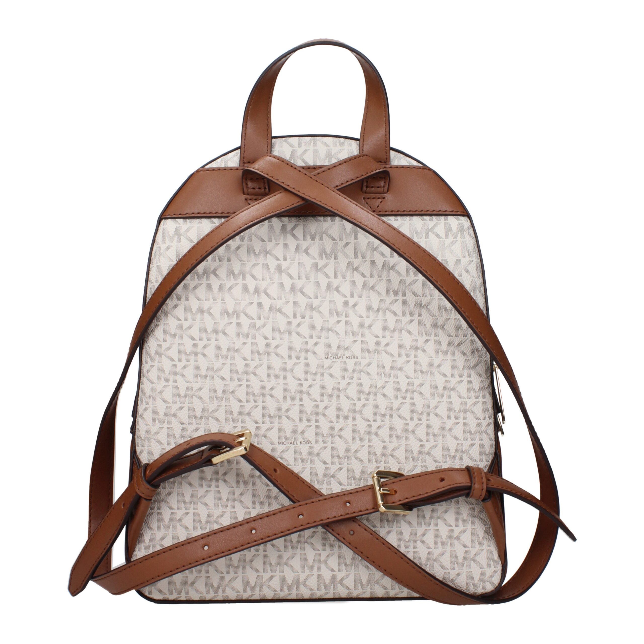 Michael Kors Beige Fabric Backpack - Image 3
