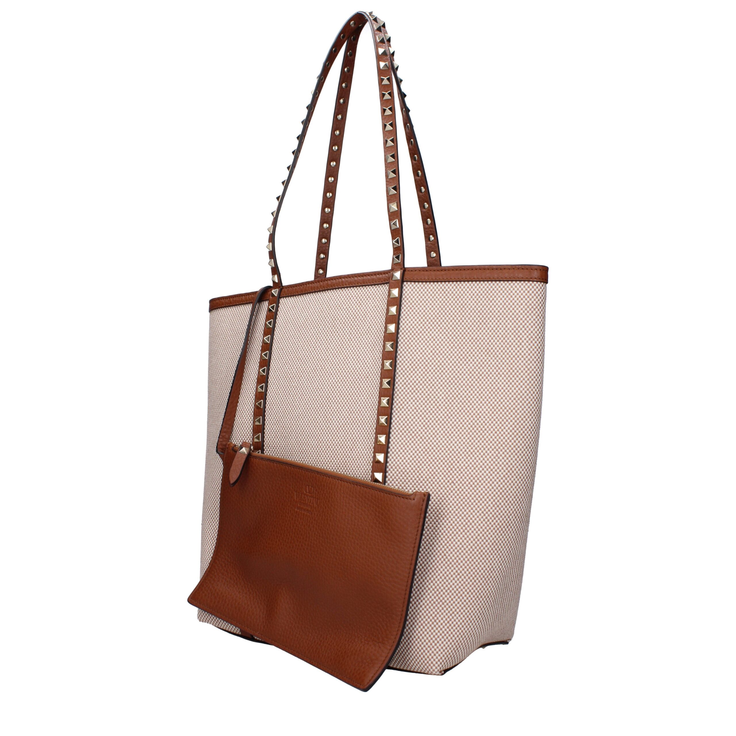 Valentino Garavani Beige Fabric Shoulder Bag - Image 2