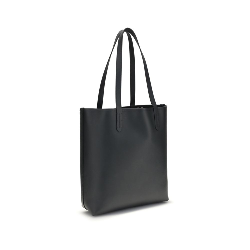 Burberry Black Calf Leather Bos Taurus Shoulder Bag - Image 3