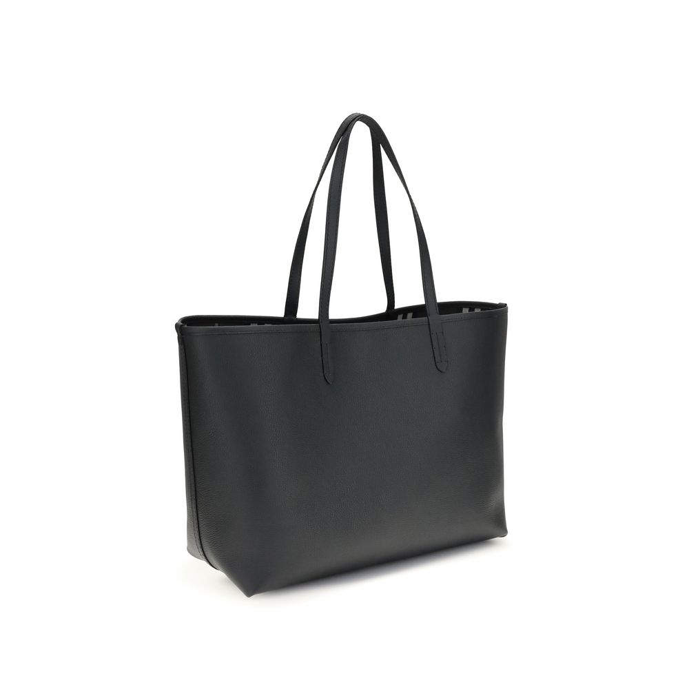 Burberry Black Calf Leather Bos Taurus Shoulder Bag - Image 3