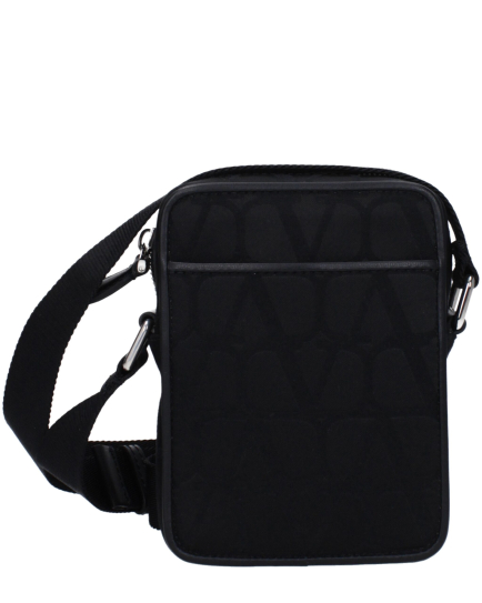 Valentino Garavani Black Fabric Crossbody Bag