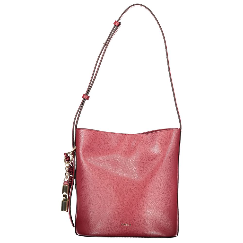 Furla Rosso Leather Woman Bucket Bag - Image 2