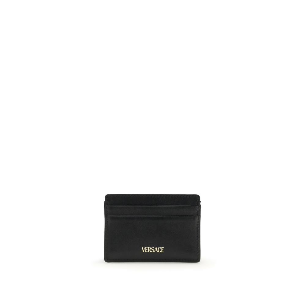 Versace Black Calf Leather Bos Taurus Wallet - Image 2