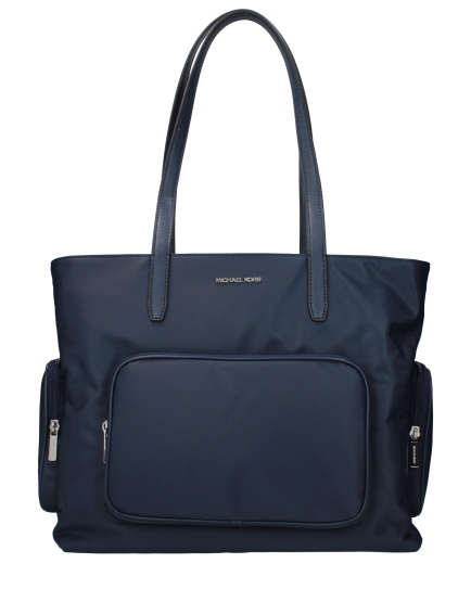 Michael Kors Blue Fabric Shoulder Bag