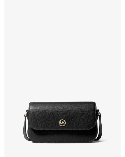 Michael Kors Black Leather Crossbody Bag
