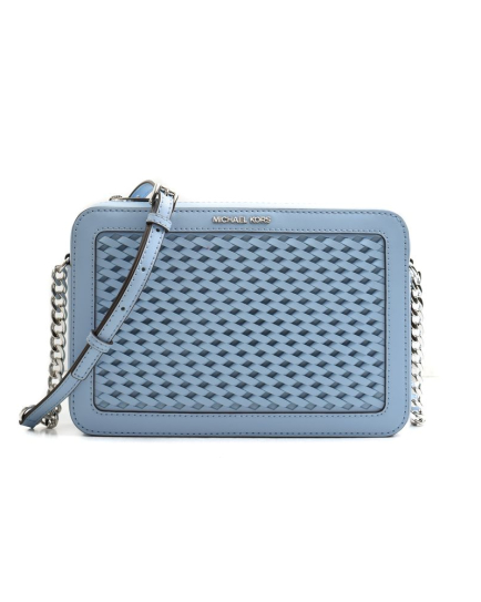 Michael Kors Blue Leather Crossbody Bag