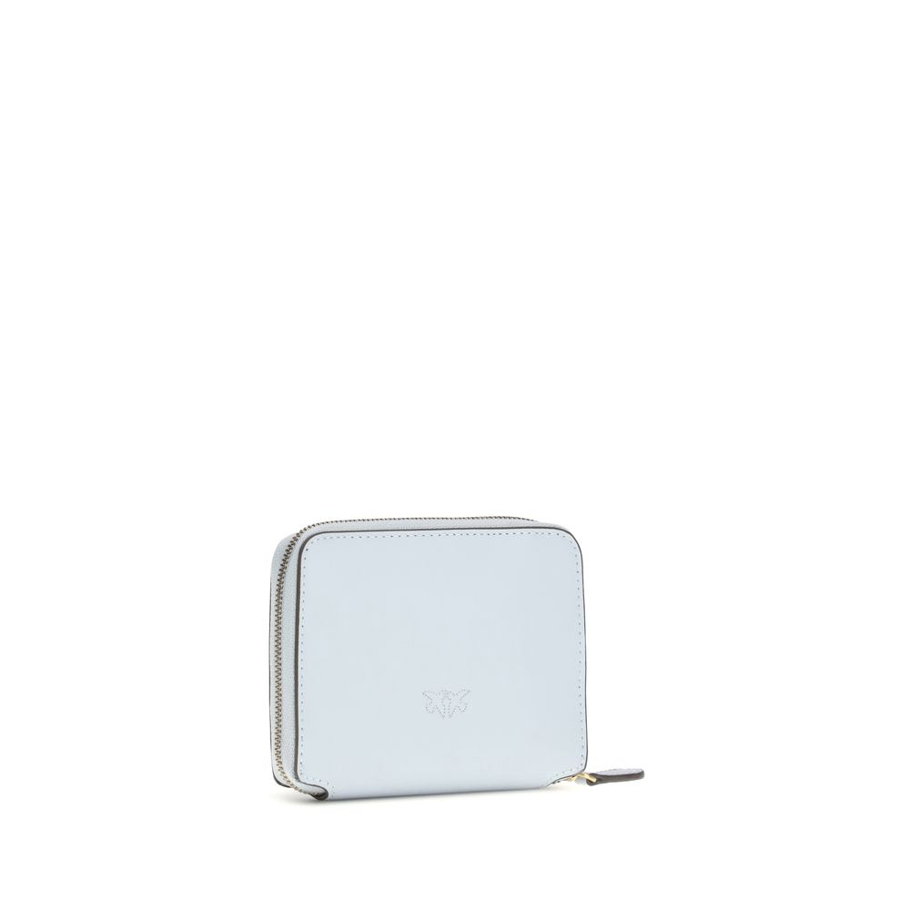 PINKO Blue Calf Leather Bos Taurus Wallet - Image 2