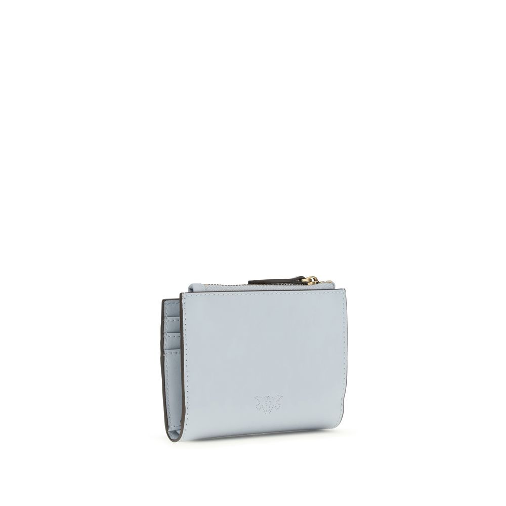 PINKO Blue Calf Leather Bos Taurus Wallet - Image 2